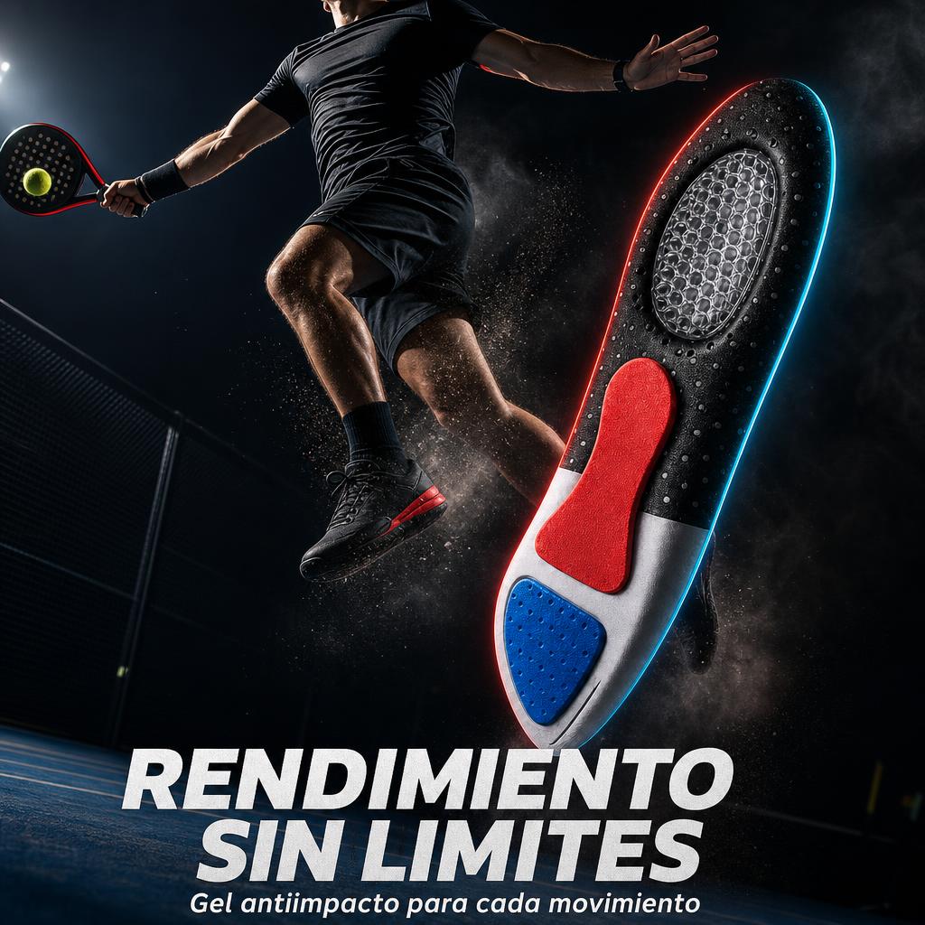 Rendimiento sin limites, gel antiimpacto para cada movimiento